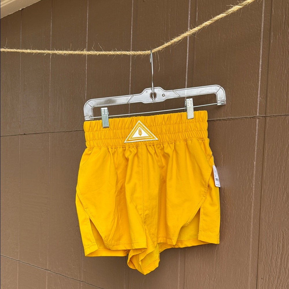 FP Movement by Free People Yellow Athletic Shorts